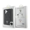 Guess GUHCP16SP4TDSCPK iPhone 166.1 czarny/black hardcase Leather Metal Logo Strass Crossbody